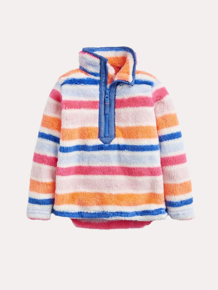 Little Joules Girls' Merridie 1/4 Zip - Saint Bernard