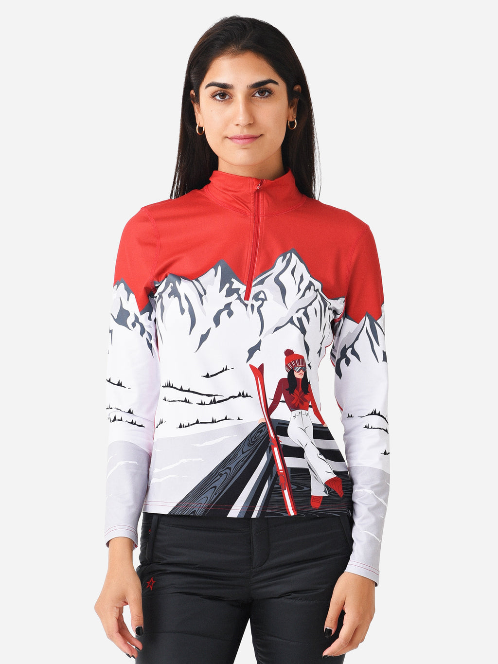 Krimson Klover Women's Après Anyone Base Layer Top - Saint Bernard