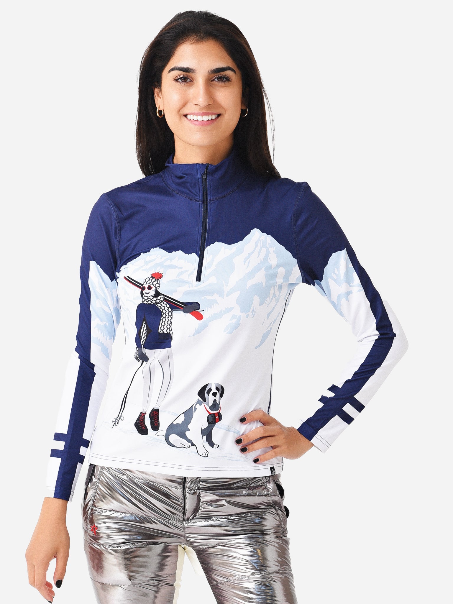 Krimson Klover Women's Bernie Base Layer Top - Saint Bernard