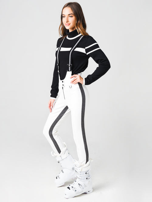 Erin Snow Women's Zuma Stripe Suspender Eco Racer Merino Pant