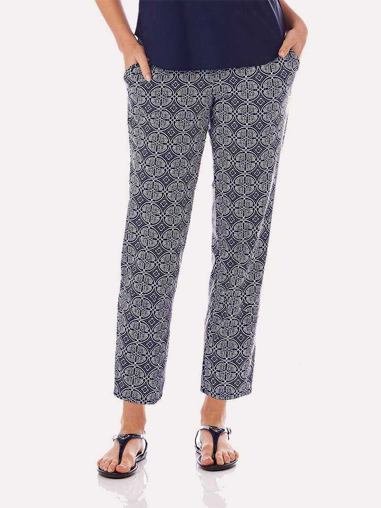 Jude Connally Jamie Stretch Ankle Length Trouser - Saint Bernard