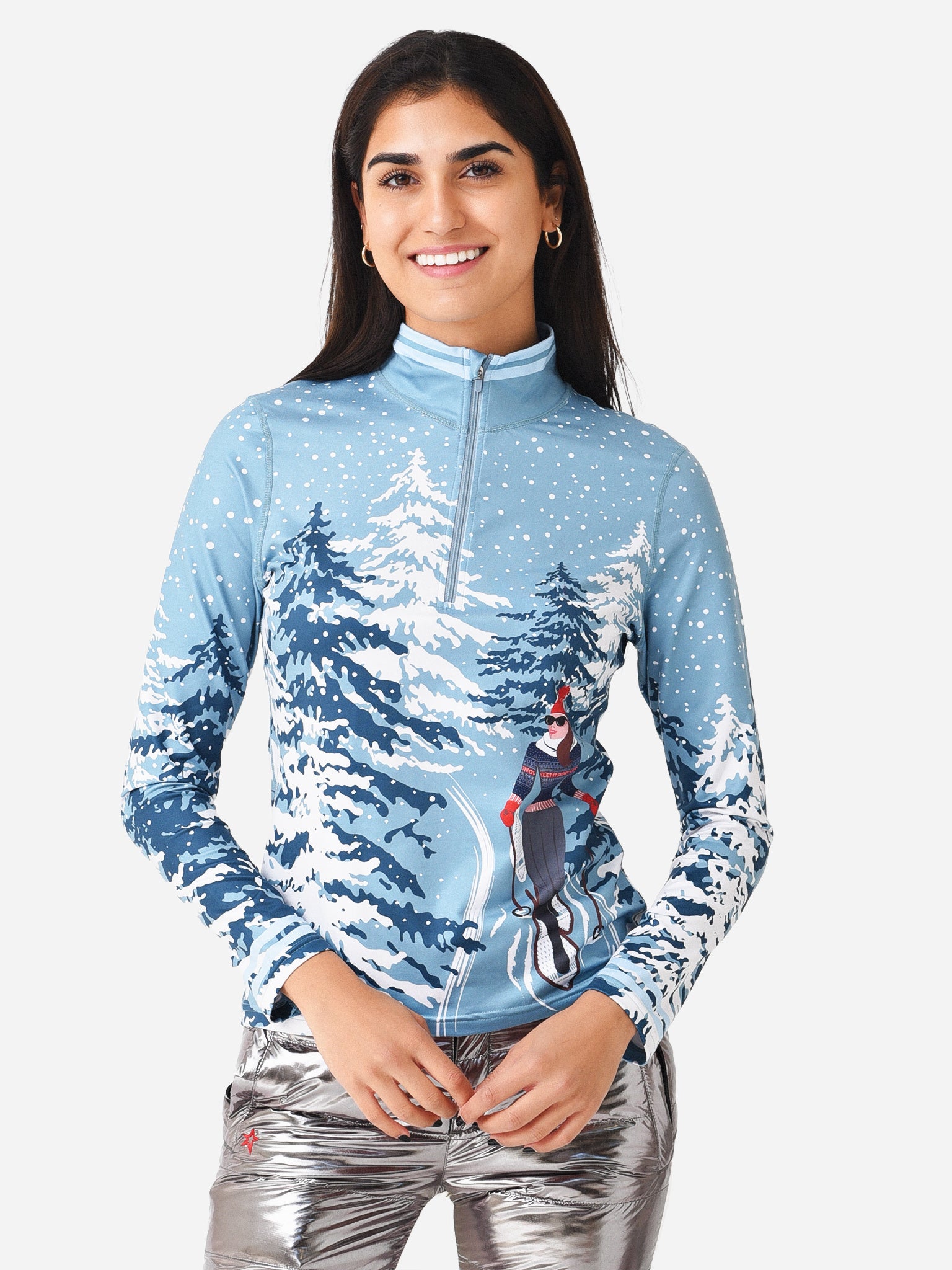 Krimson Klover Women's Winter Wonderland Base Layer Top - Saint Bernard