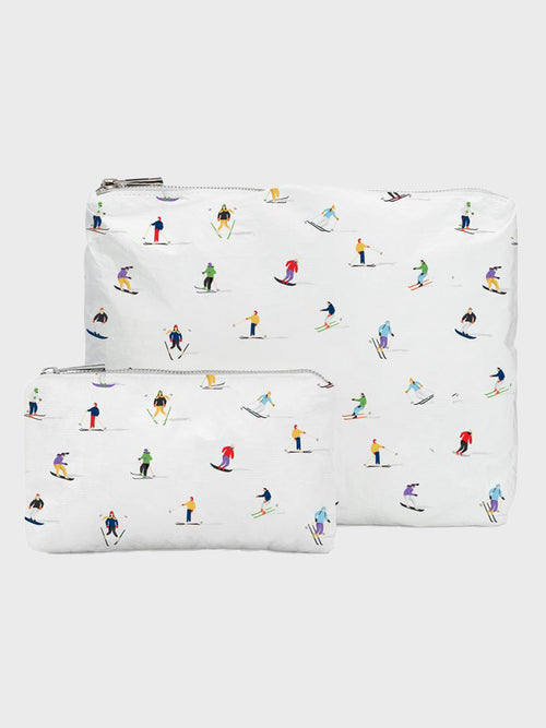 HiLoveTravel Dancing Skiers Set Of Two Packs - Saint Bernard