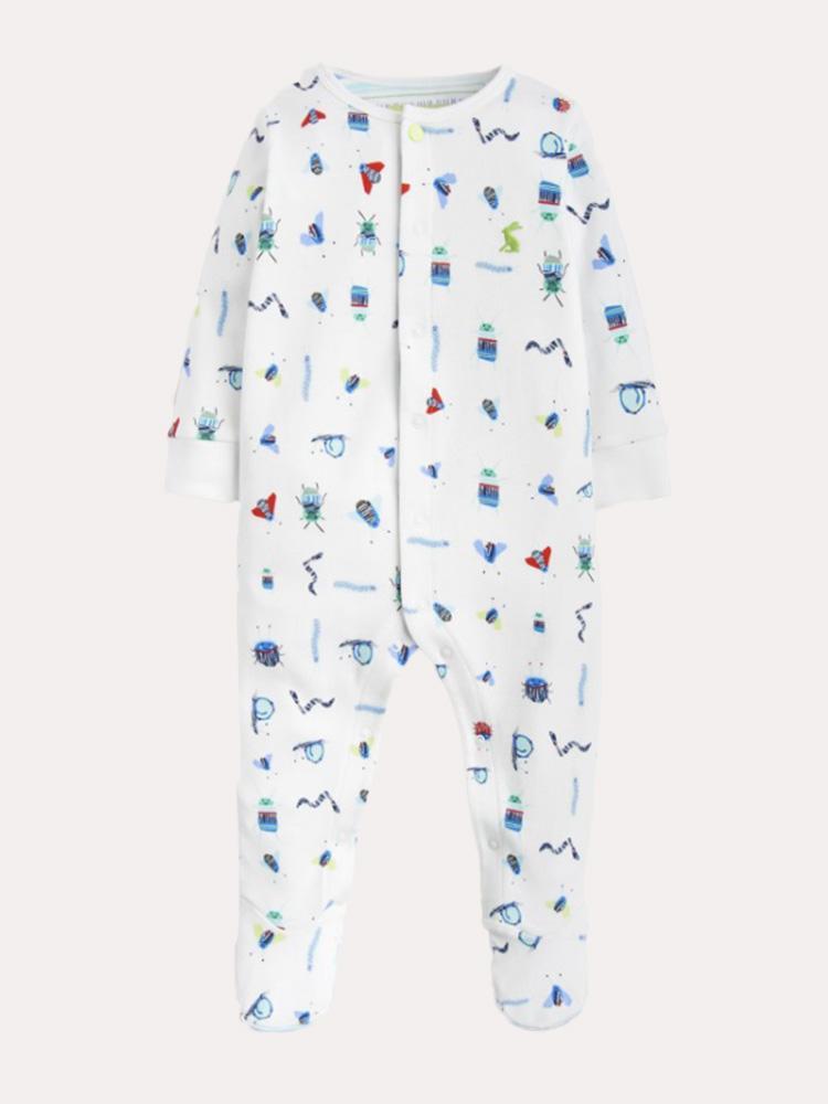 Little Joules Girls' Ziggy Onsie - Saint Bernard