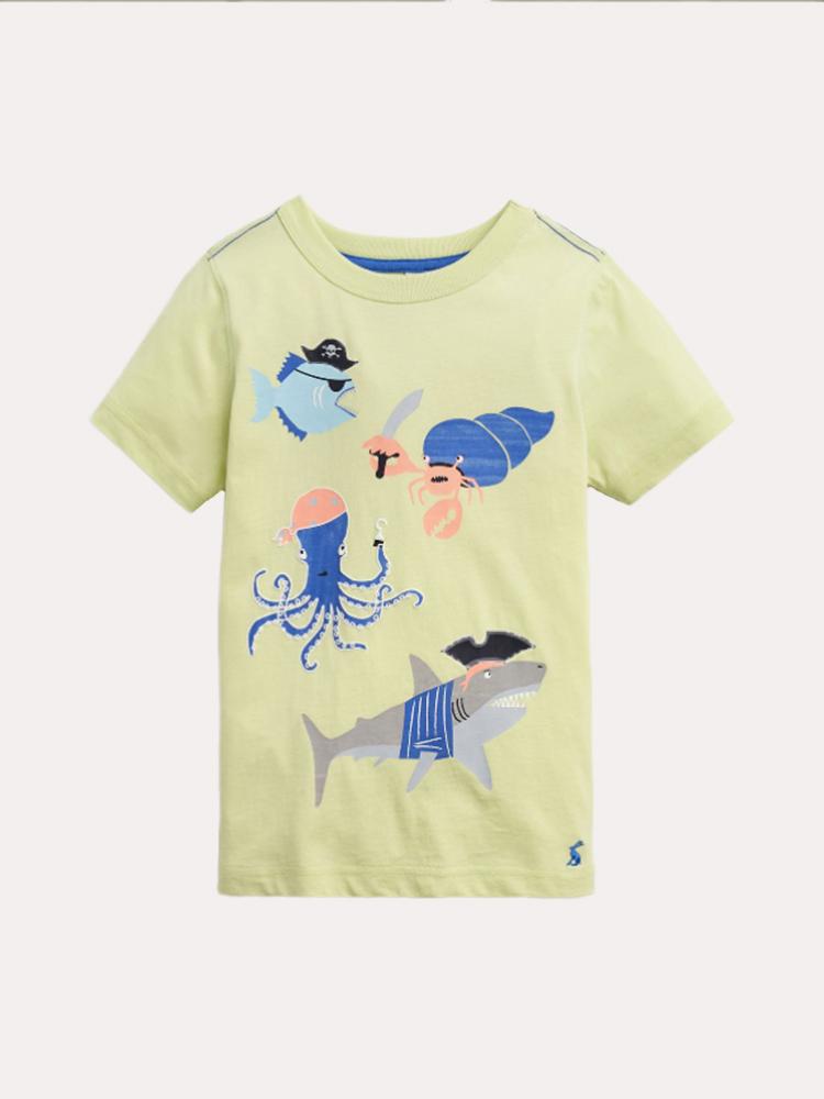 Little Joules Boys' Ray Tee - Saint Bernard