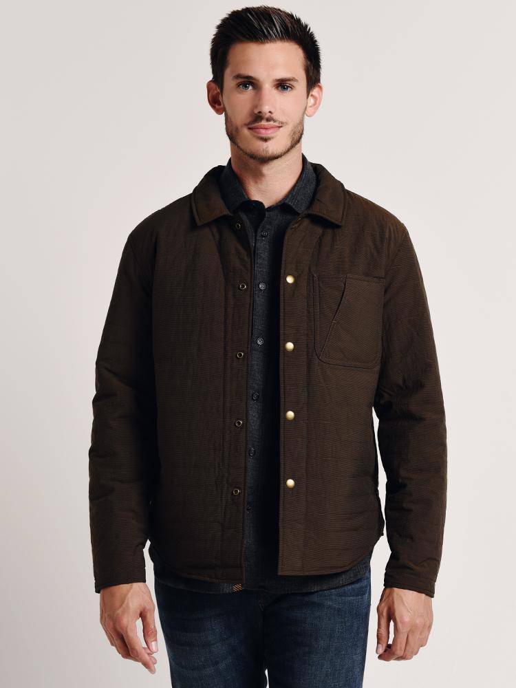 Billy Reid Leroy Shirt Jacket - Saint Bernard