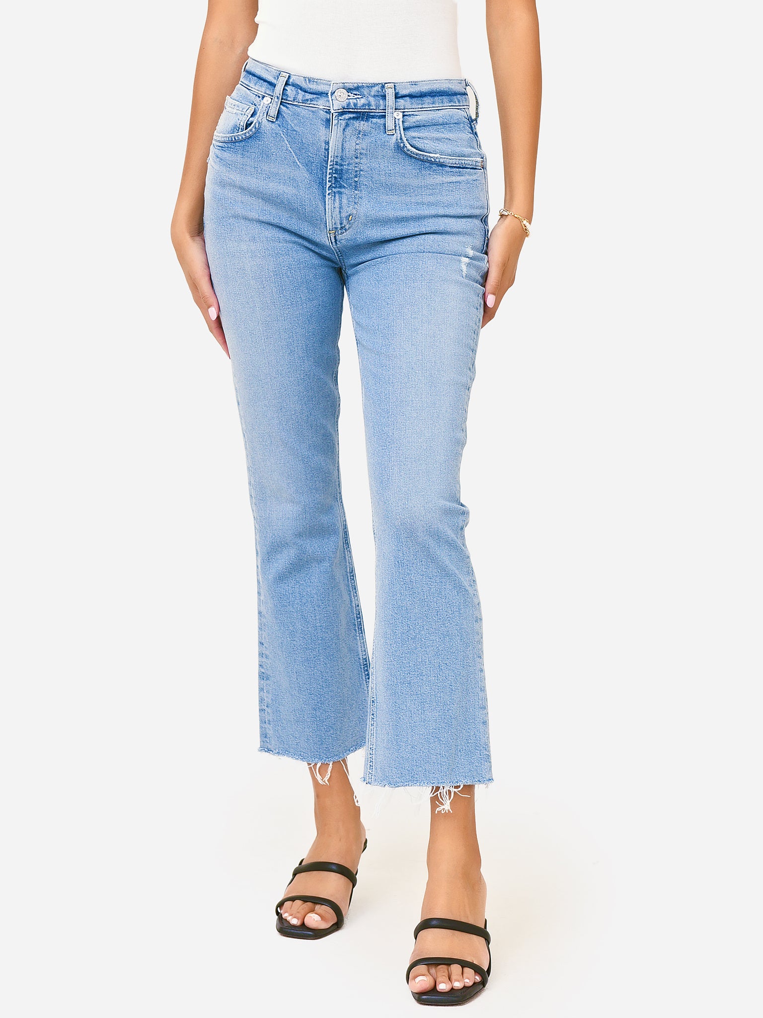 Citizens Of Humanity Women's Isola Mid Rise Cropped Boot Jean