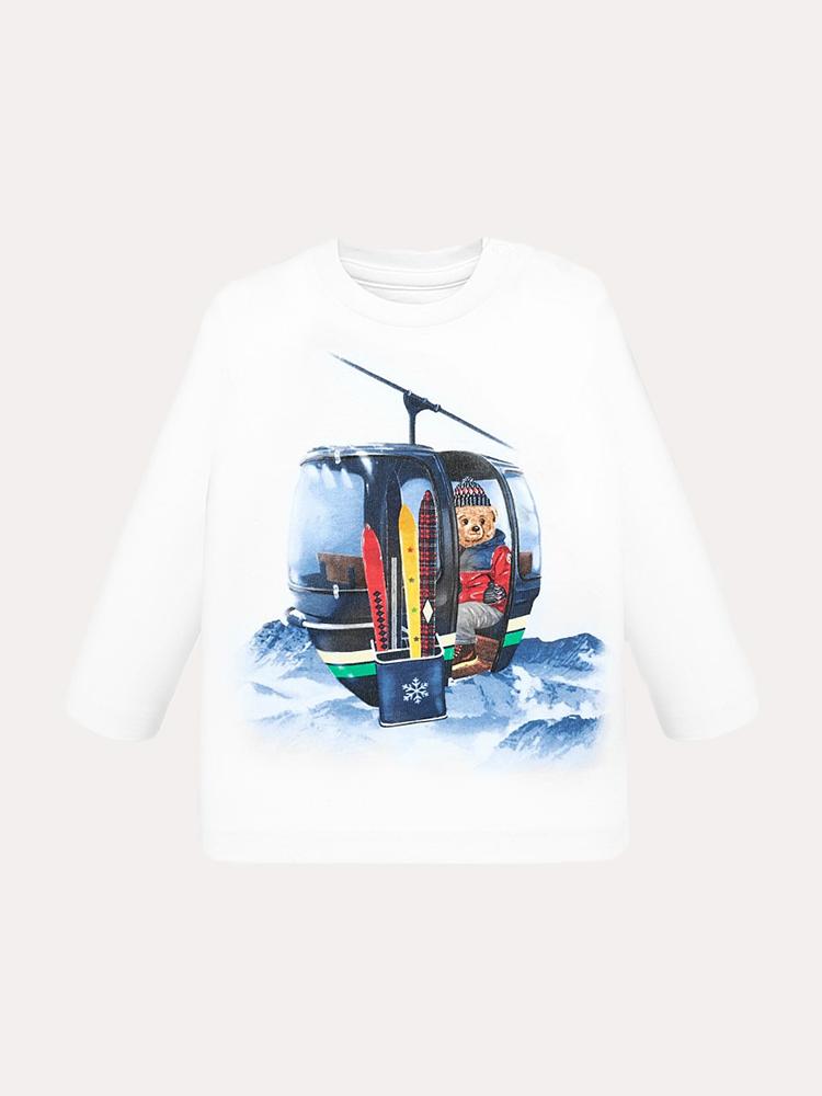 Mayoral Girls' Long Sleeve T Shirt - Saint Bernard