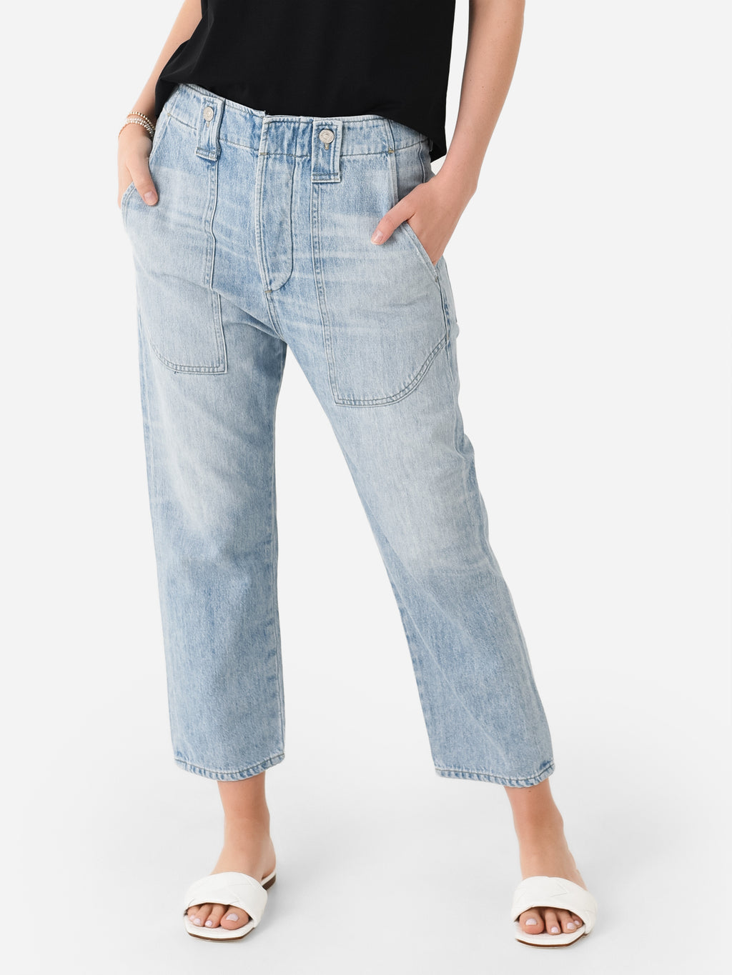 Citizens Of Humanity Women's Pony Boy Utility Jean - Saint Bernard