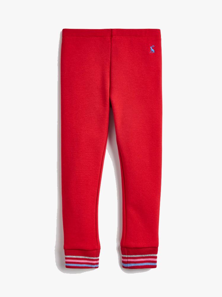 Little Joules Little Girls Lyla Cosy Brushback Lined Legging - Saint Bernard