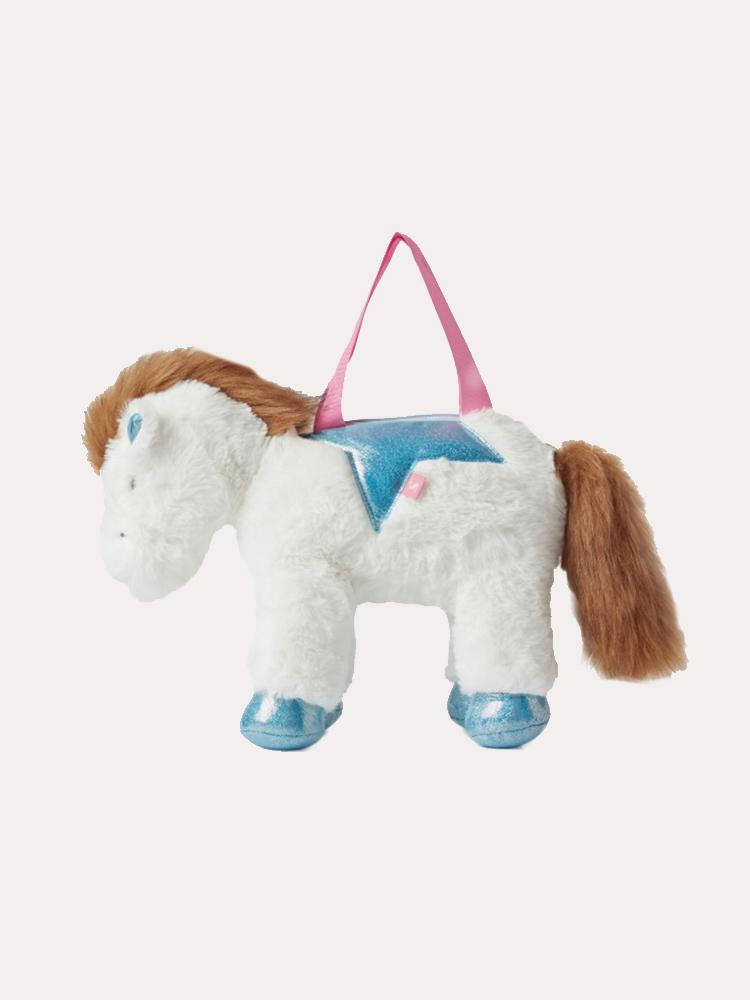 Little Joules Sparkle Character Horse Bag - Saint Bernard