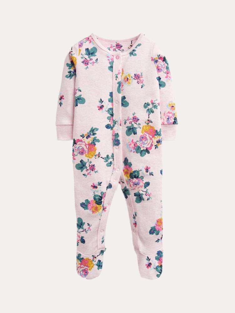 Little Joules Girls' Razamataz Printed Babygrow Onesie - Saint Bernard