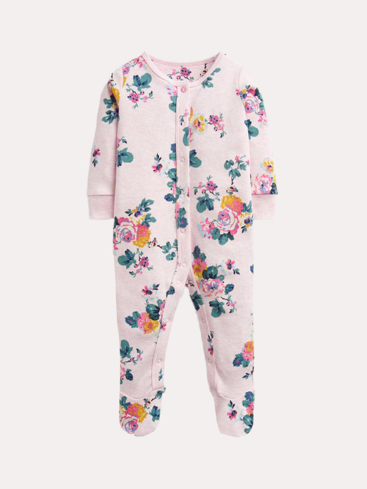 Little Joules Girls' Razamataz Printed Babygrow Onesie - Saint Bernard