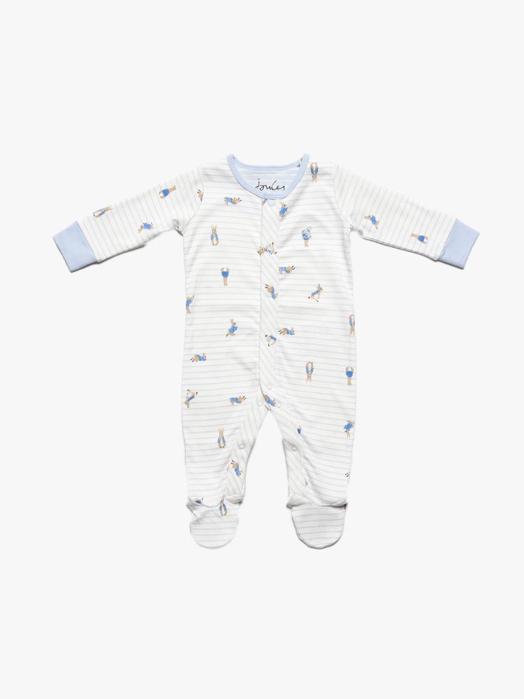Little Joules Boys' Ziggy Printed Babygrow Onesie - Saint Bernard