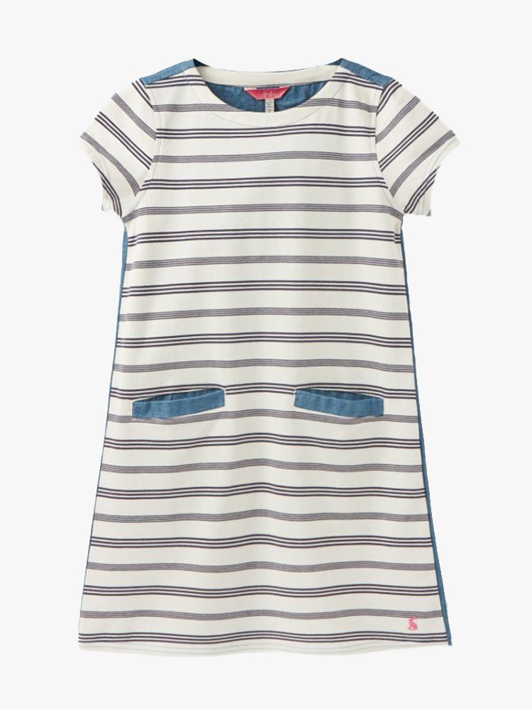 Little Joules Grace Short Sleeve Dress - Saint Bernard
