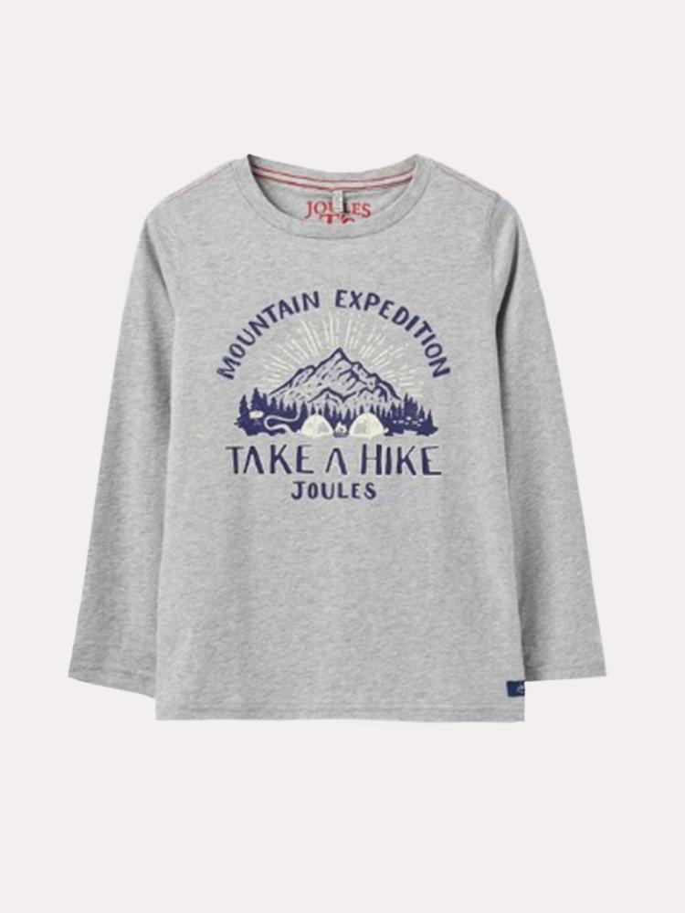 Little Joules Little Boys’ Raymond Glow In The Dark T-Shirt - Saint Bernard