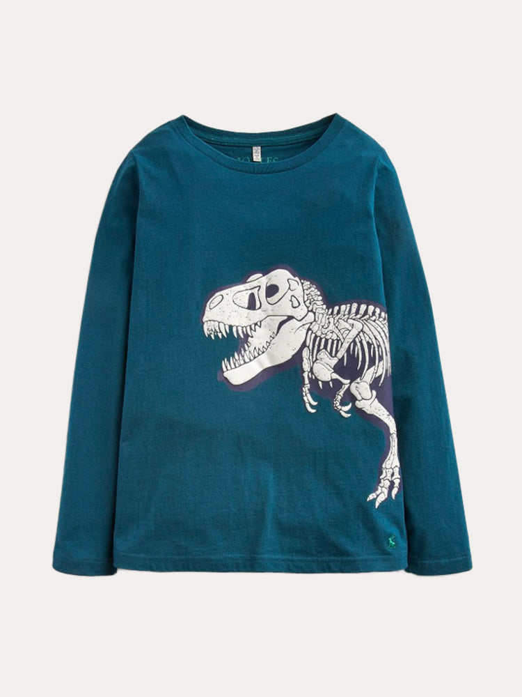 Little Joules Boys' Raymond Glow-In-The-Dark T-Shirt - Saint Bernard