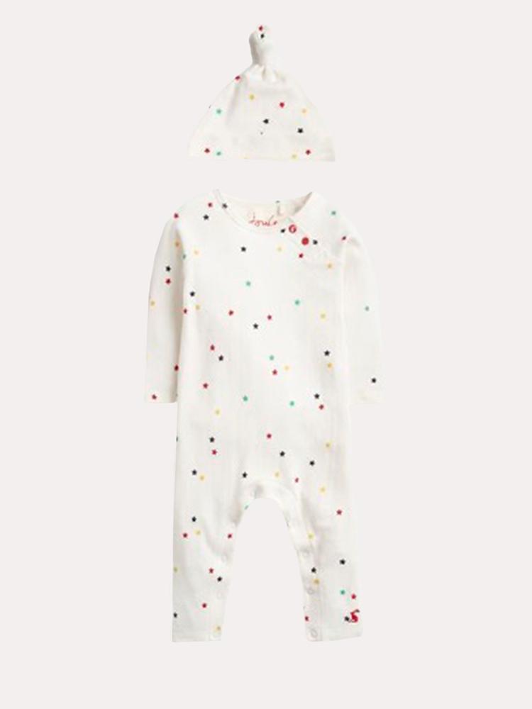 Little Joules Girls' Giggle Onesie