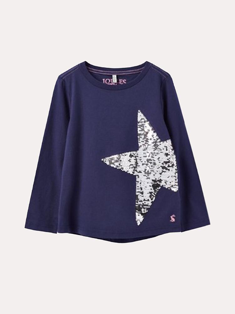 Little Joules Girls' Ava Sweater - Saint Bernard