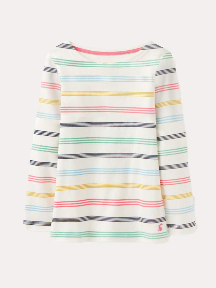 Little Joules Harbor Stripe Blouse - Saint Bernard