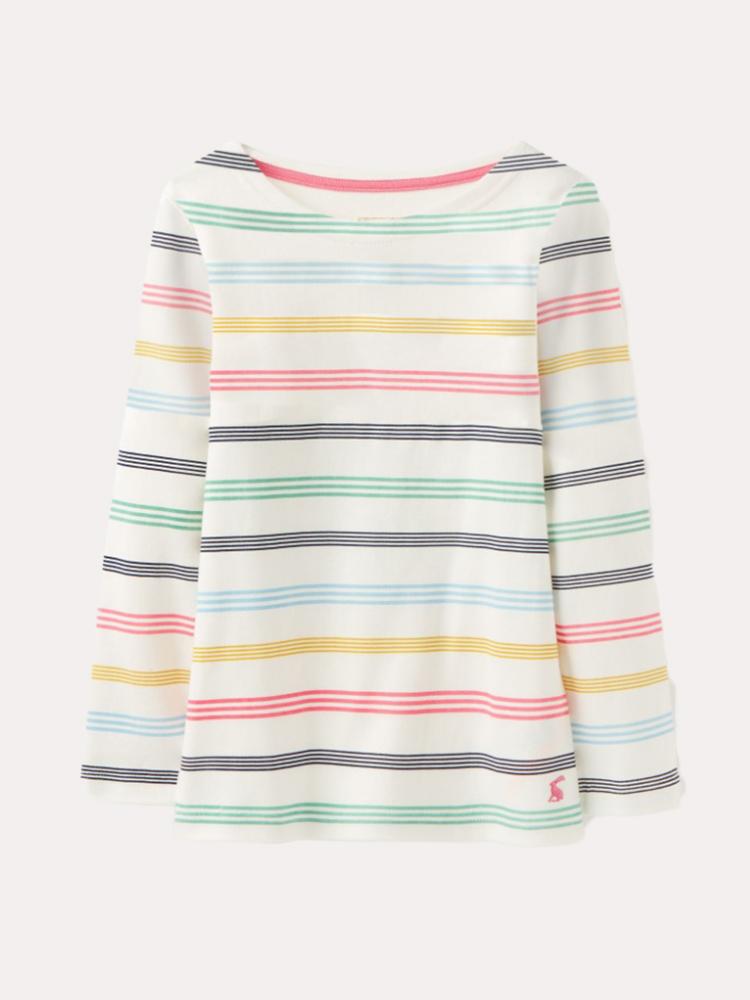 Little Joules Harbor Stripe Blouse - Saint Bernard