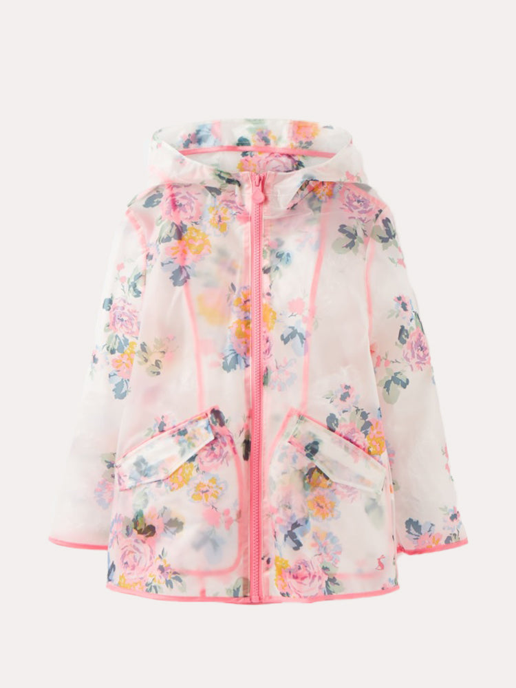 Little Joules Raindance Clear Rain Coat - Saint Bernard