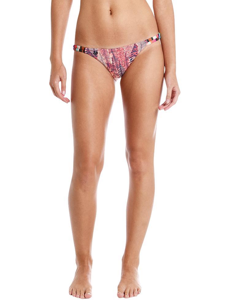Maaji Rolling Carpets Braided Bikini Bottom - Saint Bernard