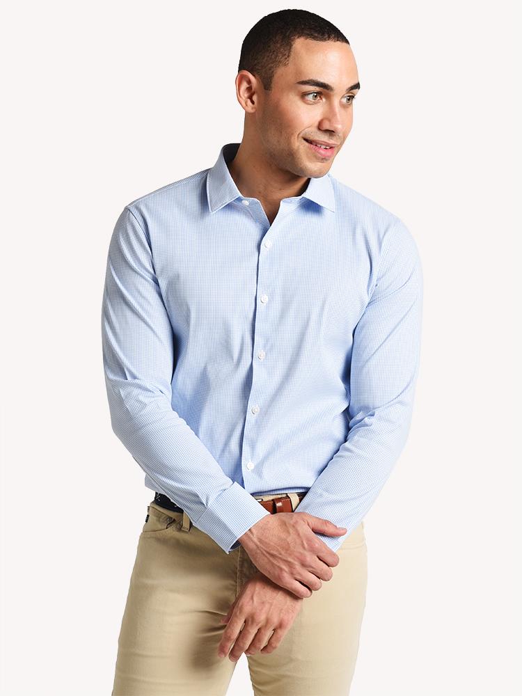 Bonobos Tech Button Down Slim Shirt - Saint Bernard