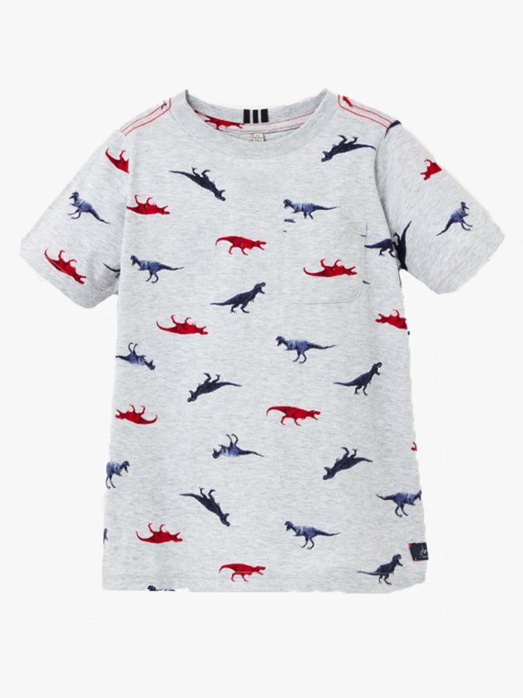 Little Joules Boys' Olly Printed T-Shirt - Saint Bernard