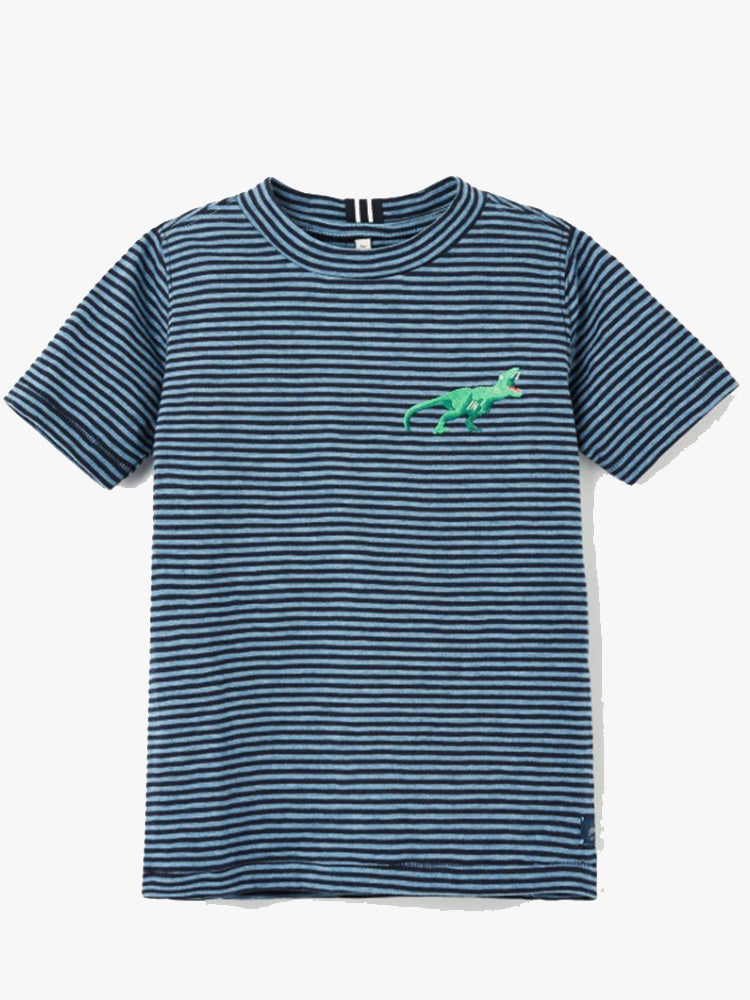 Little Joules Boys' Island Embroidered T-Shirt - Saint Bernard