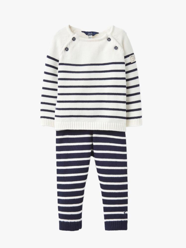 Little Joules Little Boys’ George Knitted Top and Pant Set