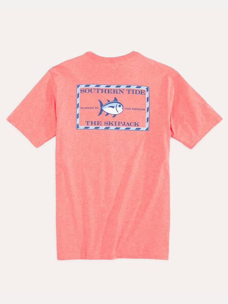 Southern Tide Heathered Original Skipjack T Shirt - Saint Bernard