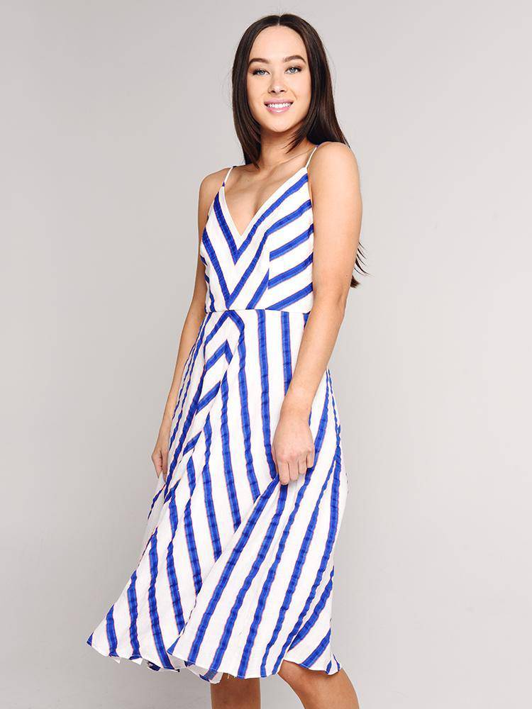 Milly Midi Length Monroe Dress - Saint Bernard