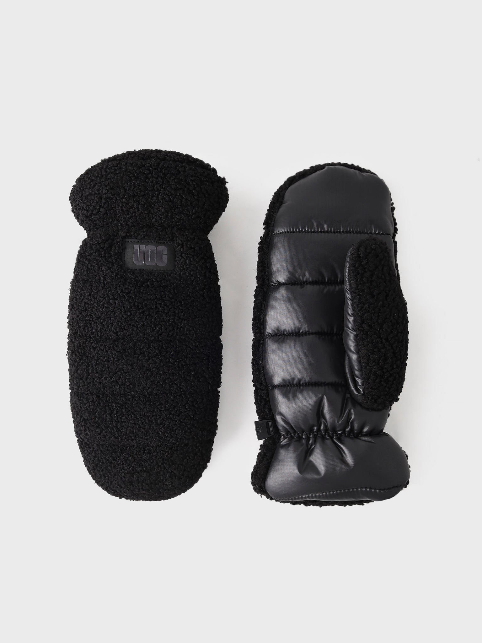 UGG Women's Puff Yeah Sherpa Mitten - Saint Bernard