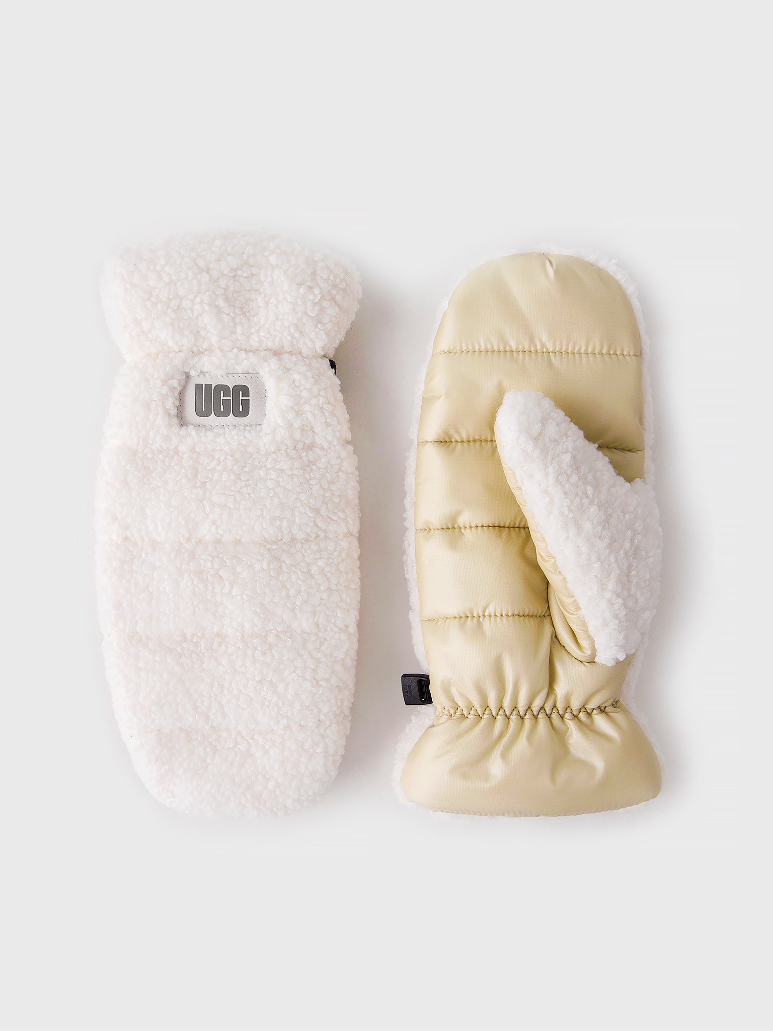 UGG Women's Puff Yeah Sherpa Mitten - Saint Bernard