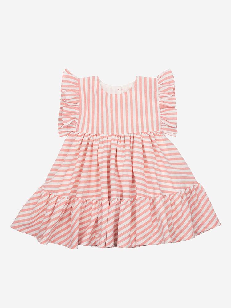 Pink Chicken Girls’ Kit Dress - Saint Bernard