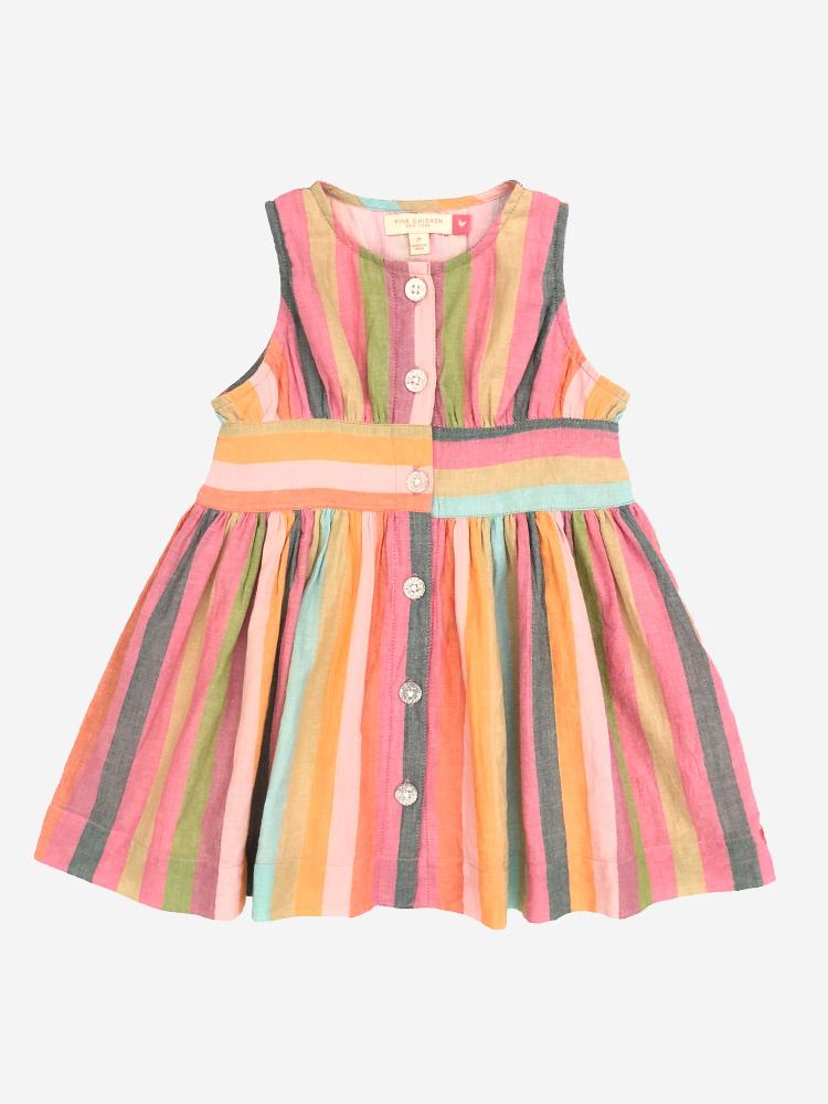 Pink Chicken Girls’ Birdie Dress - Saint Bernard