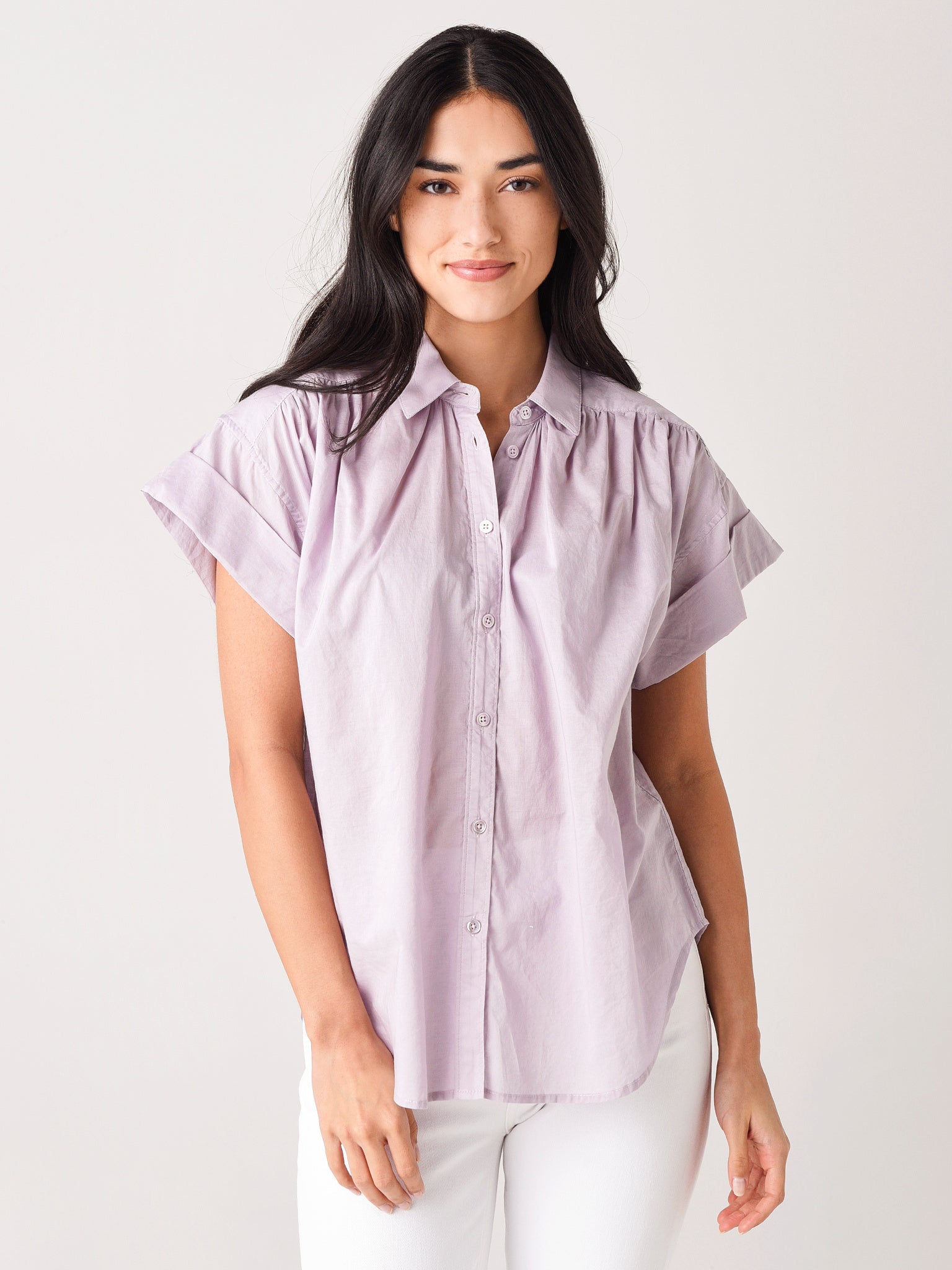 Joie Women's Naro Short Sleeve Cotton Top - Saint Bernard