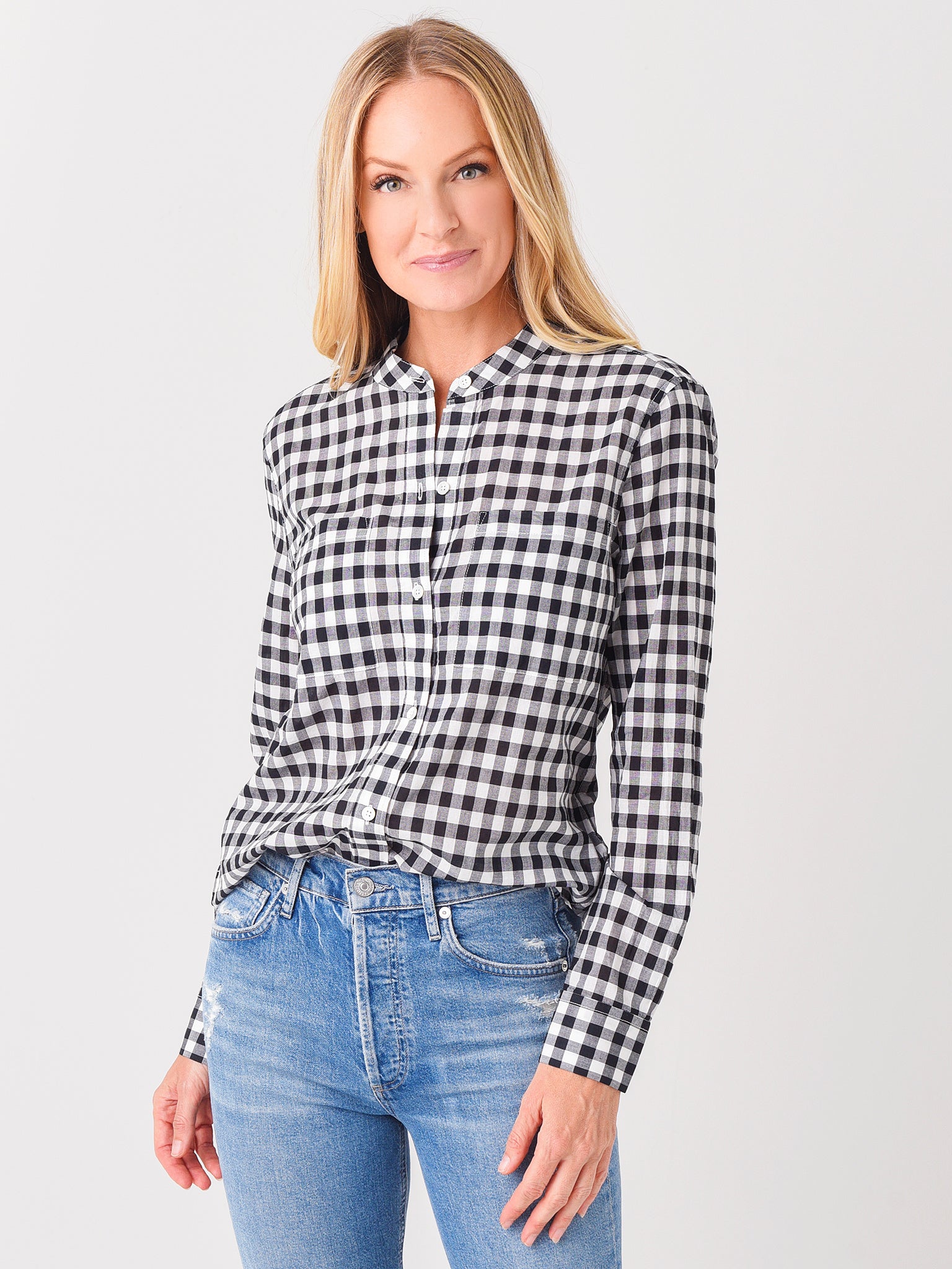 Joie Women's Cezanne Long Sleeve Cotton Top - Saint Bernard