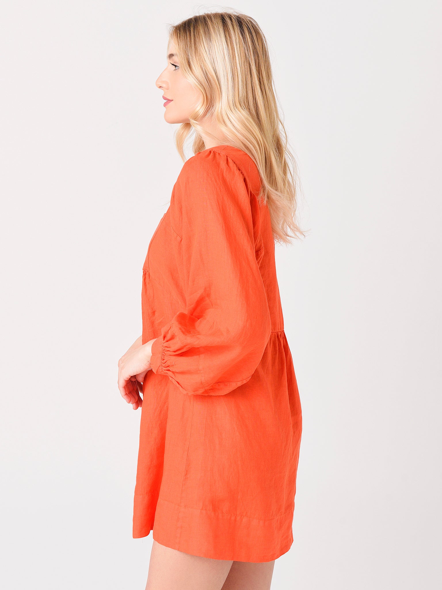 joie orange dress Ronnie Mini Dress at Joie