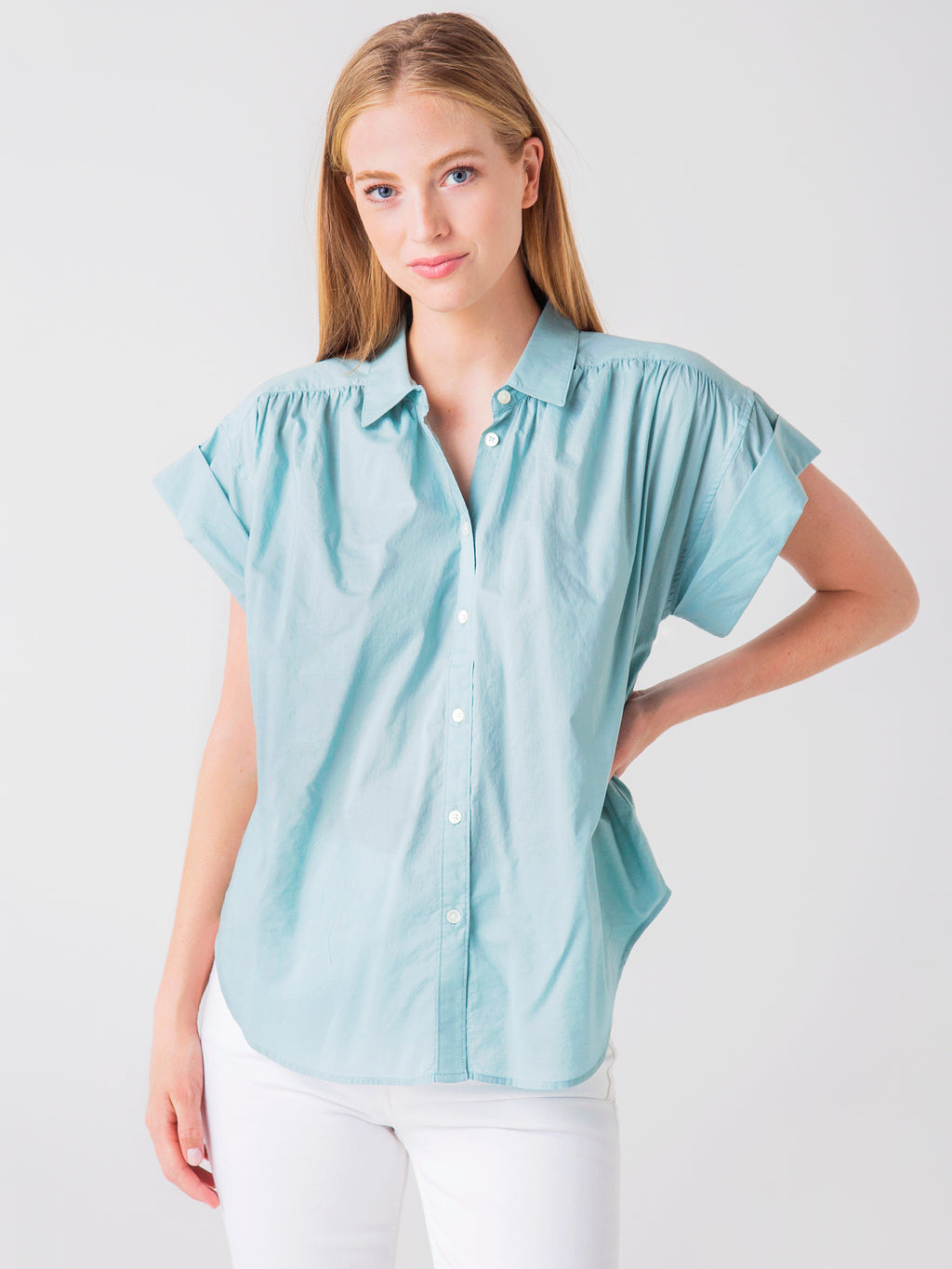 Joie Women's Naro Short Sleeve Cotton Top - Saint Bernard