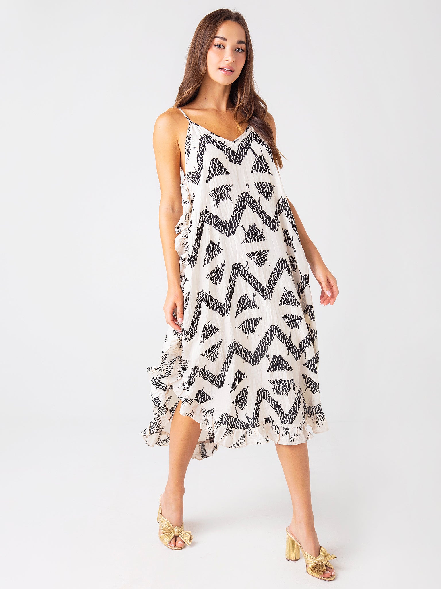 Joie Women's Hayworth Midi Silk Dress - Saint Bernard