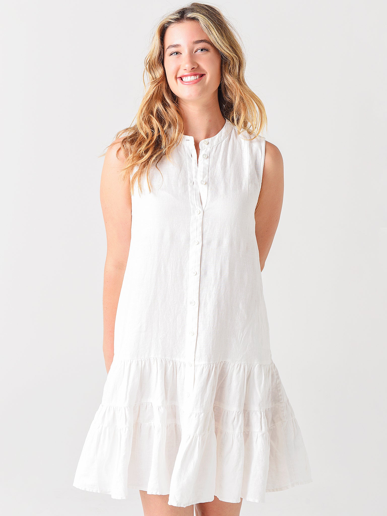Joie Women's Alaga Mini Linen Dress Saint Bernard Joie Women's Alaga Mini Linen Dress Saint Bernard