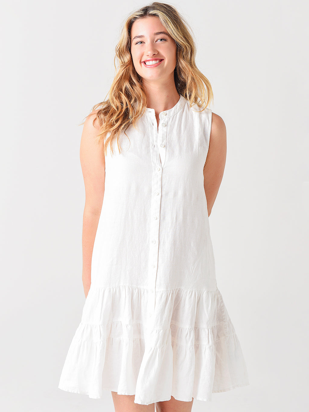 Joie Women's Alaga Mini Linen Dress - Saint Bernard