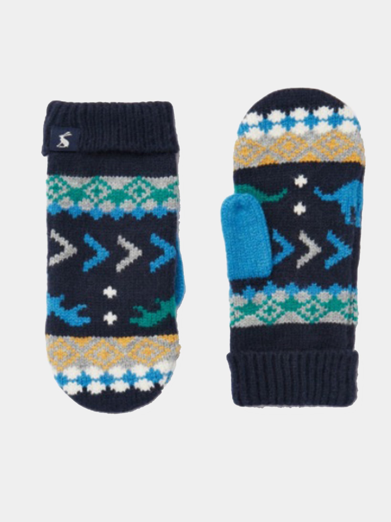 Little Joules Boys' Toasty Mittens - Saint Bernard