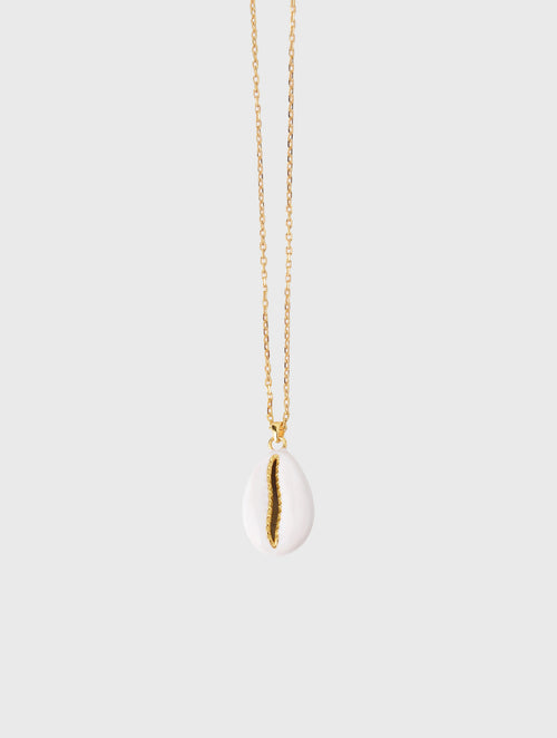 Annie O`Grady Designs Women's Enamel Puka Shell Necklace