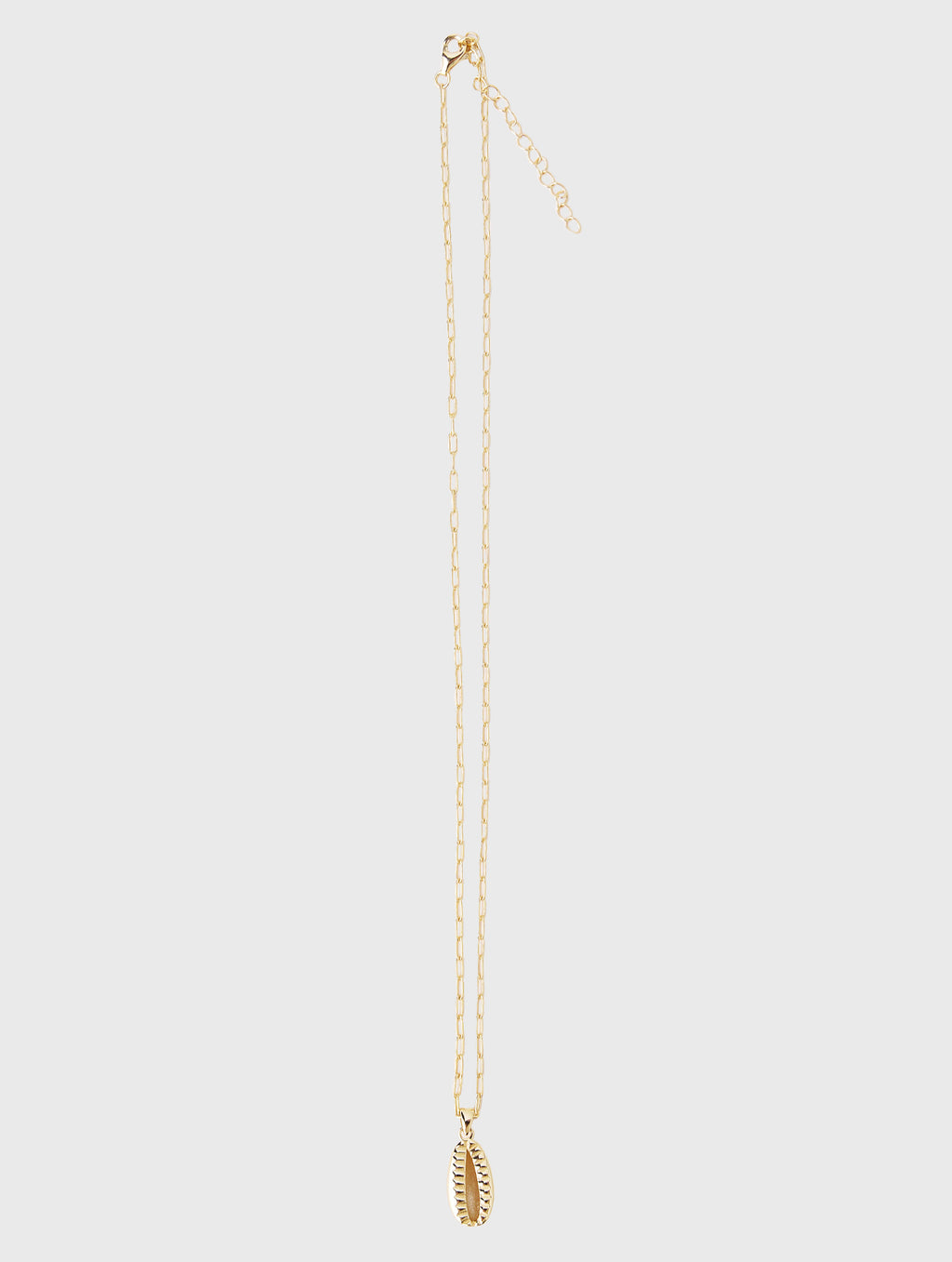 Annie O'Grady Designs Open Link Chain With Puka Shell Necklace - Saint Bernard