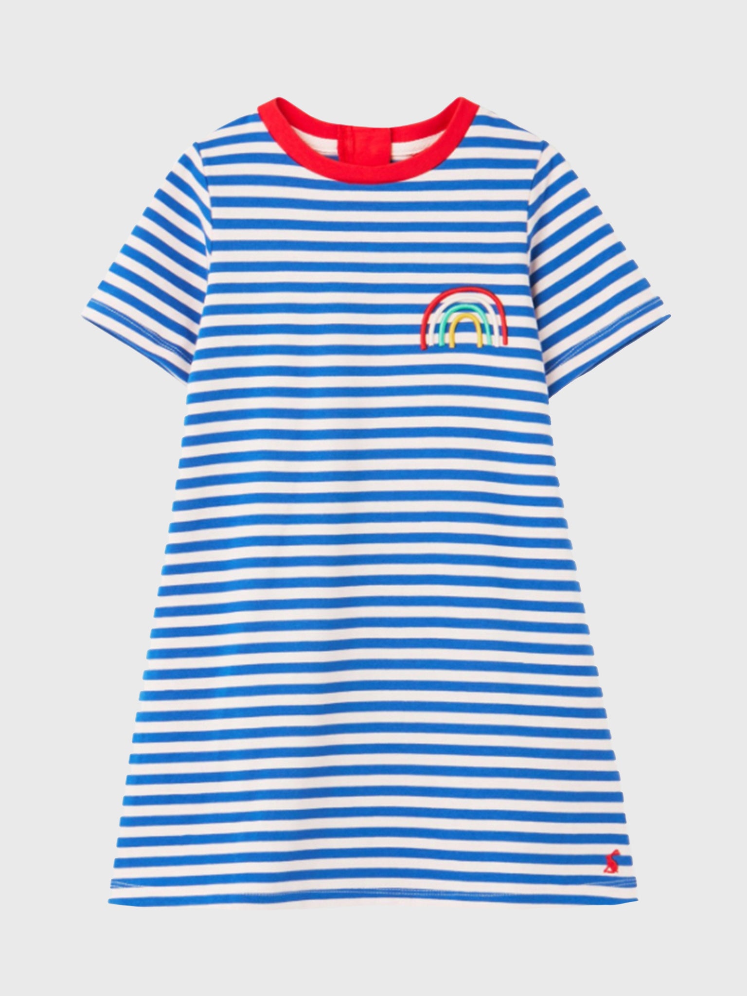 Little Joules Girls' Rosalee Short Sleeve Dress - Saint Bernard