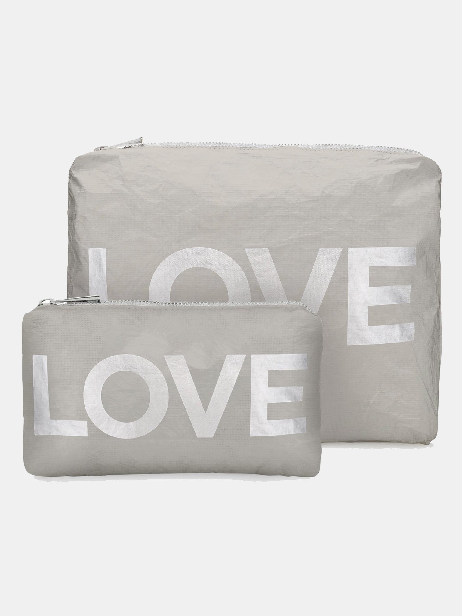 HiLoveTravel Two Piece Set Gray with Blue Love Motif Packs - Saint Bernard
