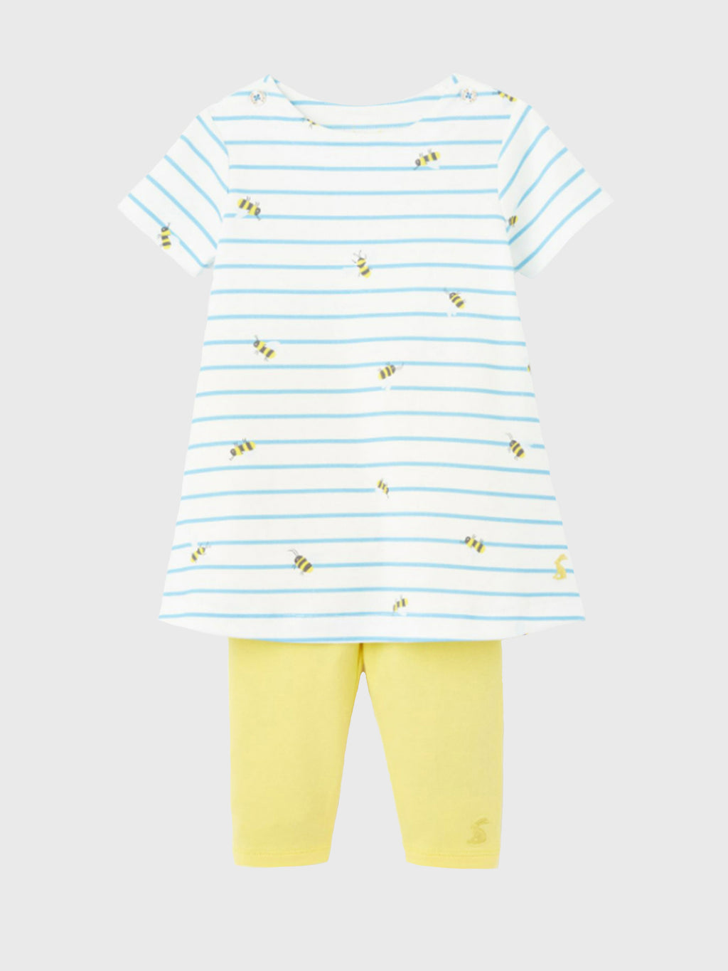 Little Joules Little Girls' Christina Set - Saint Bernard